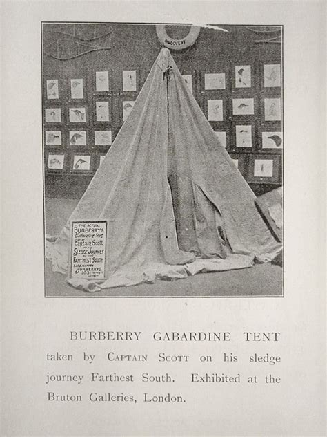 history of the burberry tent